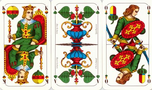Spielkarten bayerisches Bild